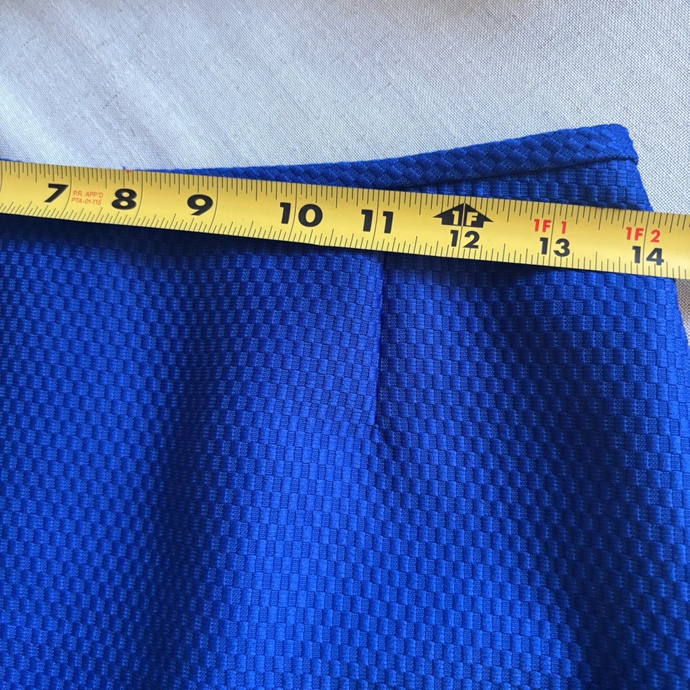 Tahari Royal Blue Blazer Skirt Suit Set Women’s Size 4 Career Office Chic - Picture 12 of 15